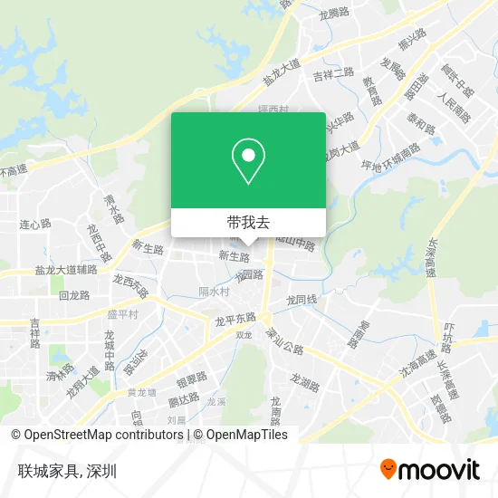 联城家具地图