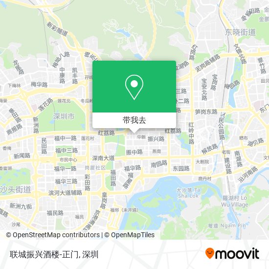 联城振兴酒楼-正门地图