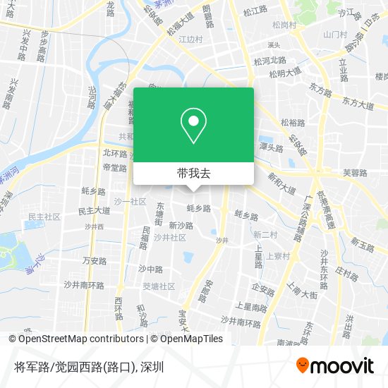 将军路/觉园西路(路口)地图