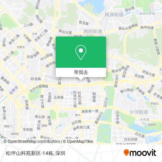 松坪山科苑新区-14栋地图