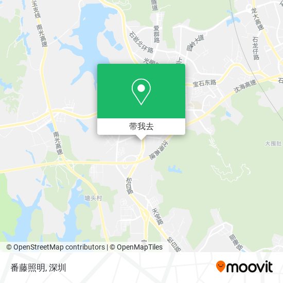 番藤照明地图