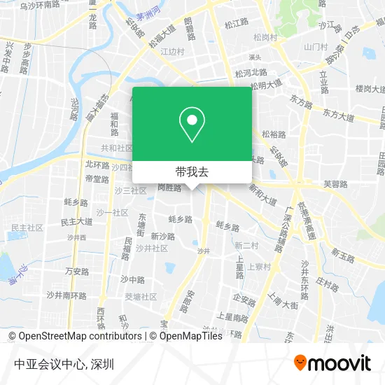 中亚会议中心地图