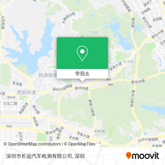深圳市长远汽车检测有限公司地图