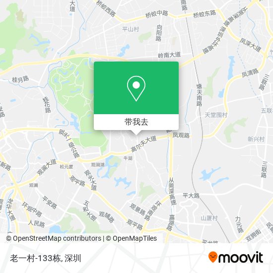 老一村-133栋地图