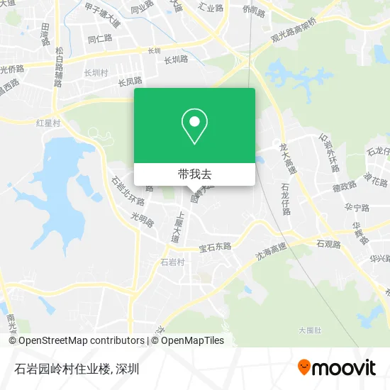 石岩园岭村住业楼地图