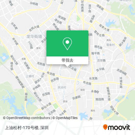 上油松村-170号楼地图