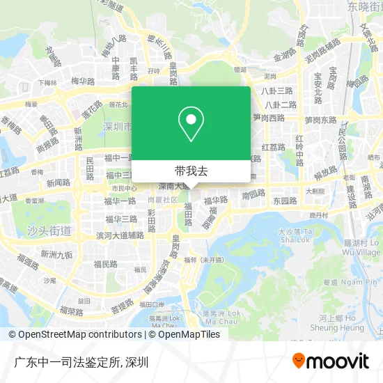 广东中一司法鉴定所地图