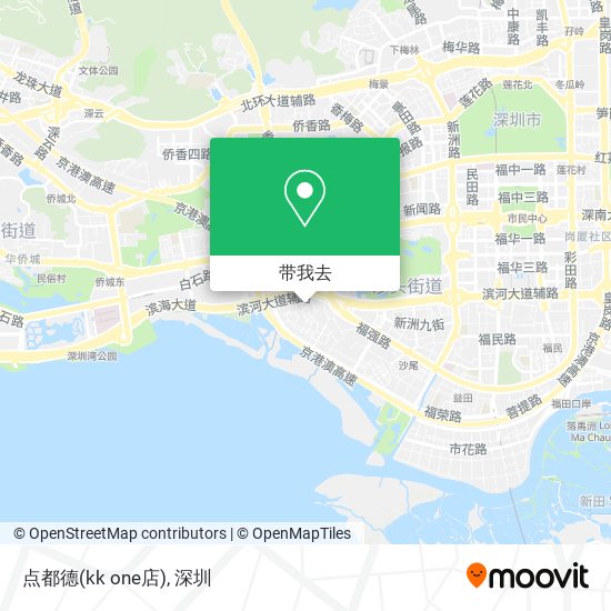 点都德(kk one店)地图
