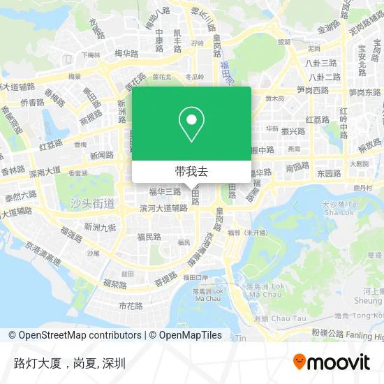 路灯大厦，岗夏地图