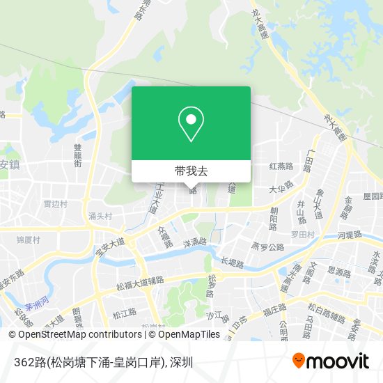 362路(松岗塘下涌-皇岗口岸)地图