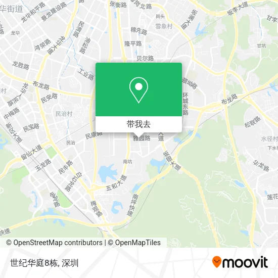 世纪华庭8栋地图