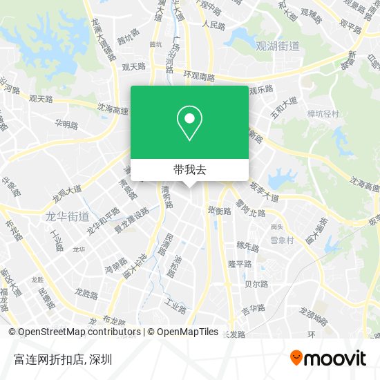 富连网折扣店地图