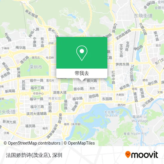 法国娇韵诗(茂业店)地图