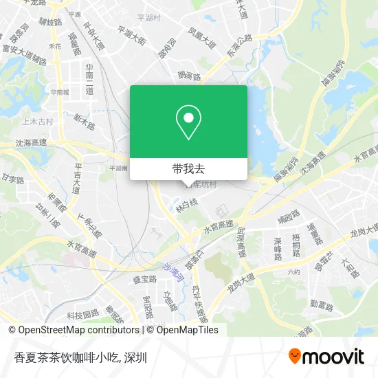 香夏茶茶饮咖啡小吃地图
