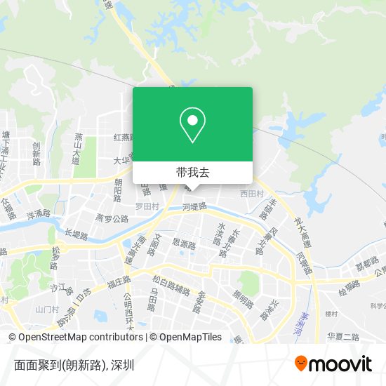 面面聚到(朗新路)地图