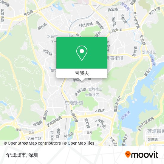 华城城市地图