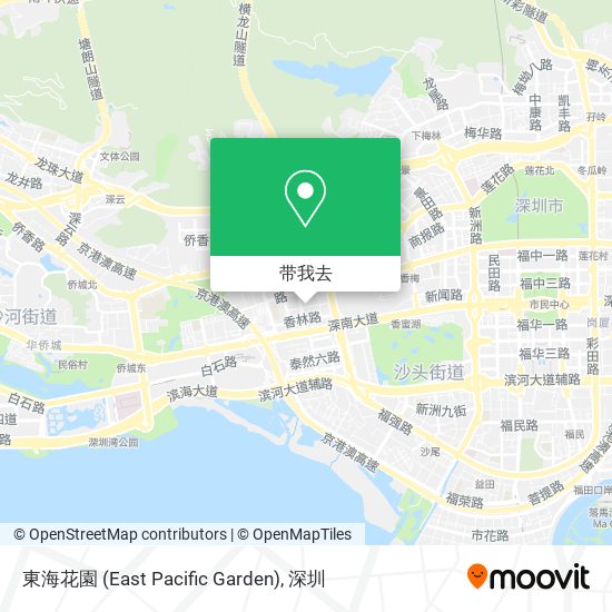 東海花園 (East Pacific Garden)地图