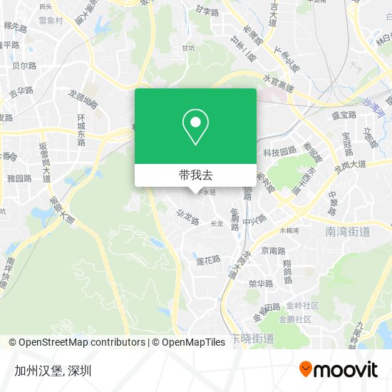 加州汉堡地图