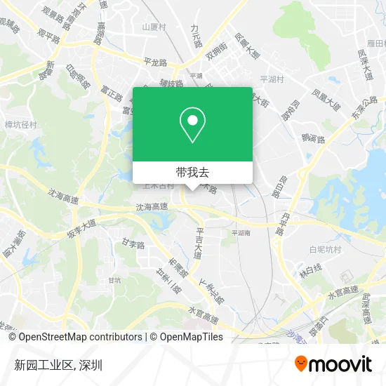 新园工业区地图