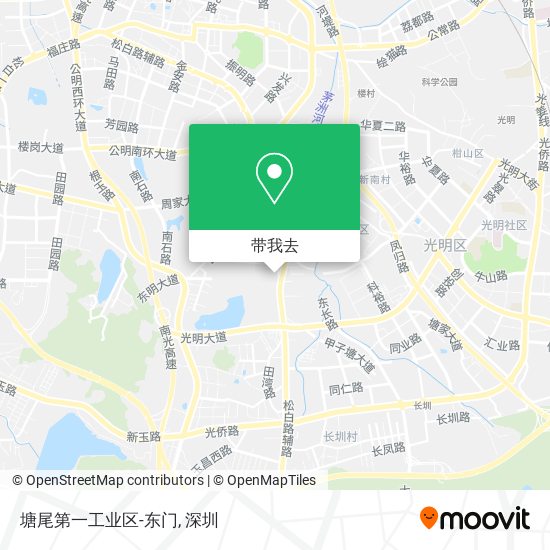 塘尾第一工业区-东门地图