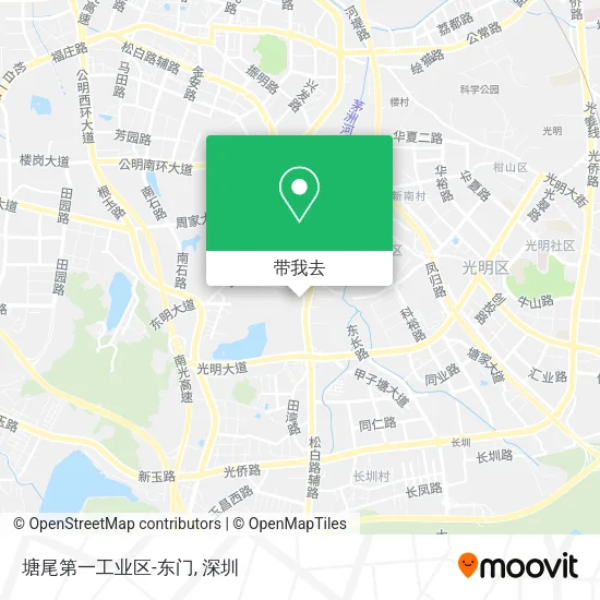 塘尾第一工业区-东门地图