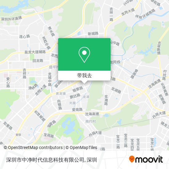 深圳市中净时代信息科技有限公司地图