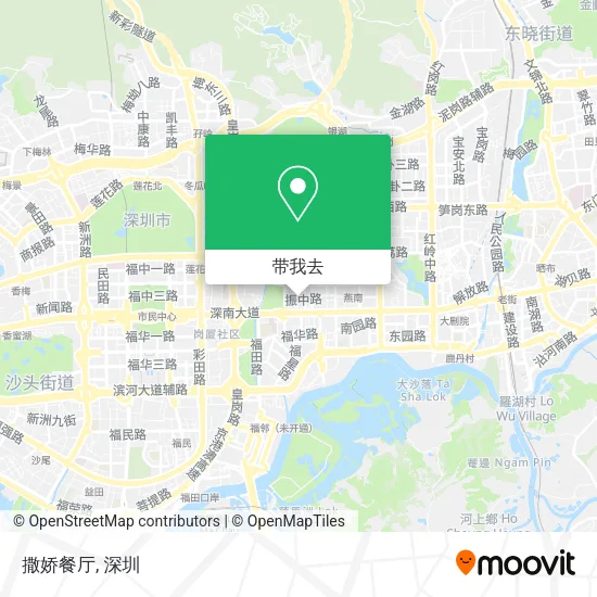 撒娇餐厅地图