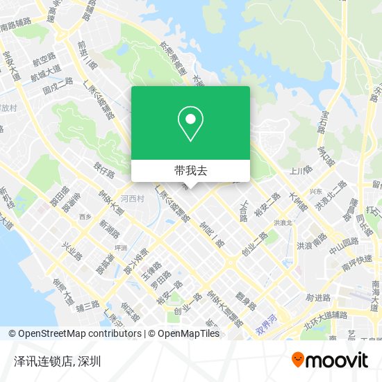 泽讯连锁店地图