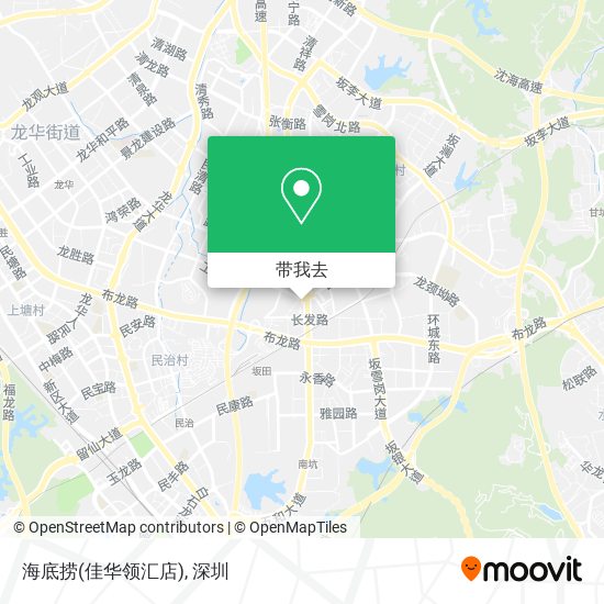 海底捞(佳华领汇店)地图