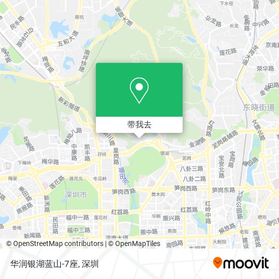 华润银湖蓝山-7座地图