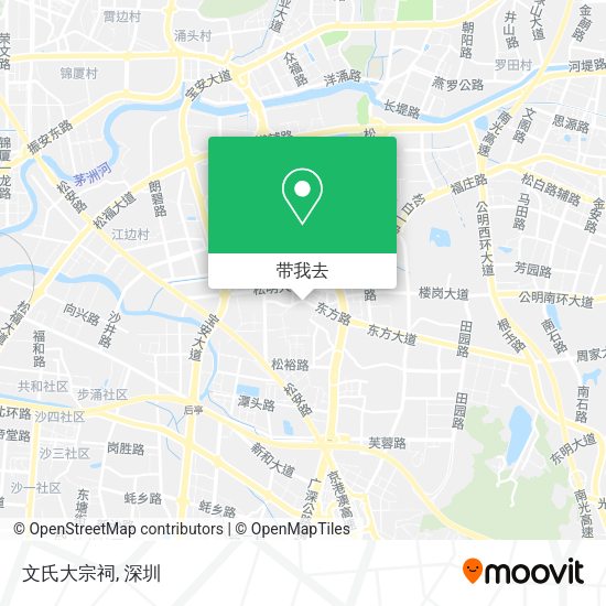 文氏大宗祠地图