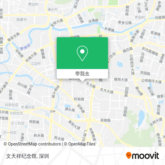 文天祥纪念馆地图