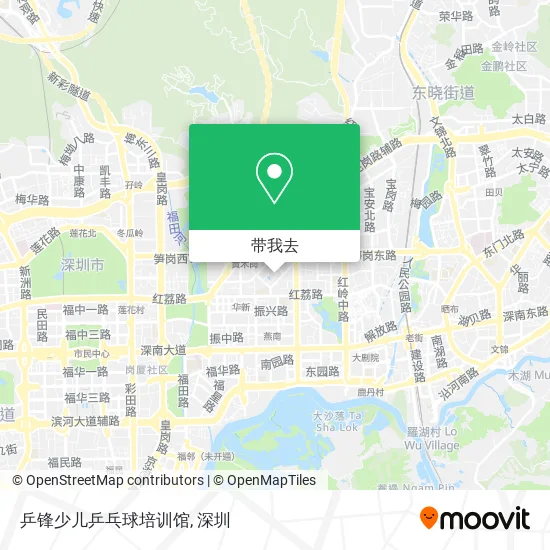 乒锋少儿乒乓球培训馆地图