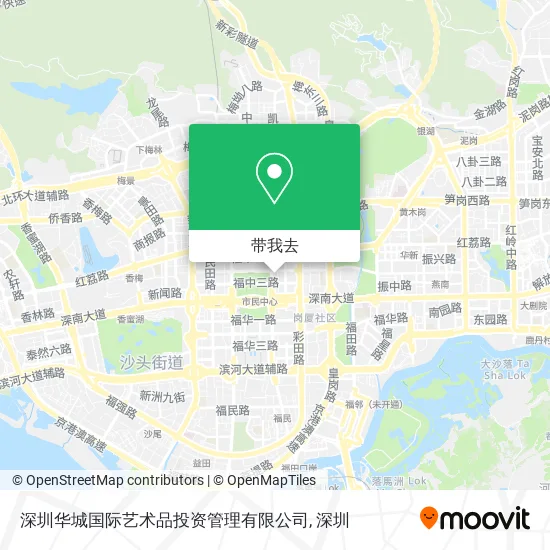 深圳华城国际艺术品投资管理有限公司地图