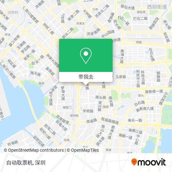 自动取票机地图