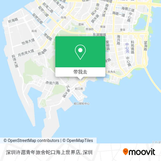 深圳许愿青年旅舍蛇口海上世界店地图