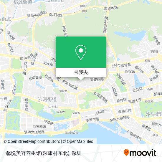 馨悦美容养生馆(深康村东北)地图