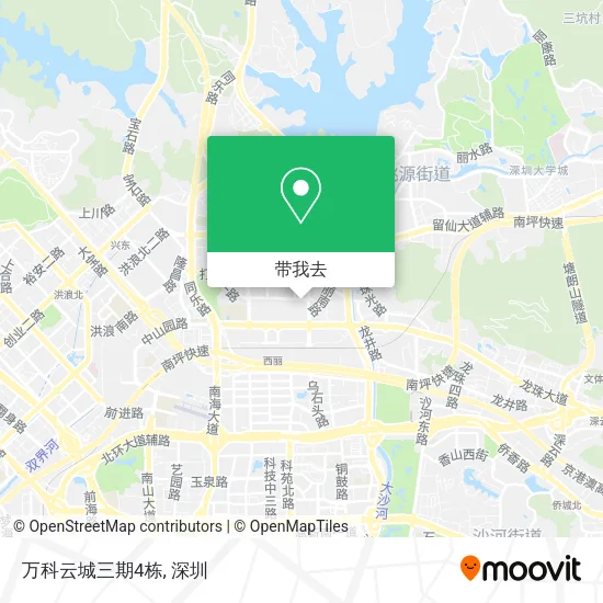万科云城三期4栋地图