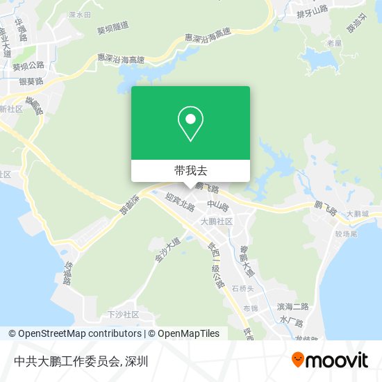 中共大鹏工作委员会地图