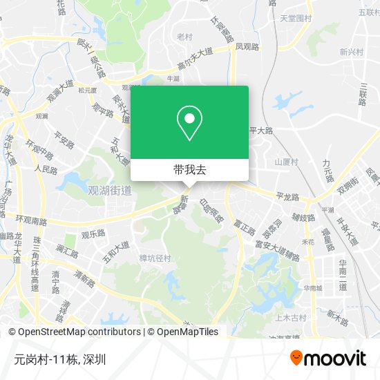 元岗村-11栋地图
