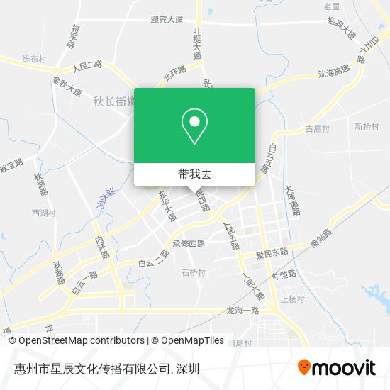 惠州市星辰文化传播有限公司地图