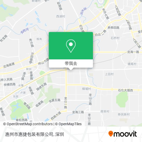 惠州市惠捷包装有限公司地图