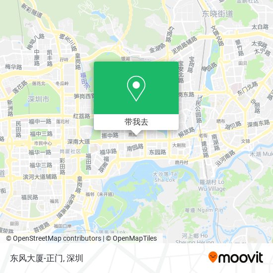 东风大厦-正门地图