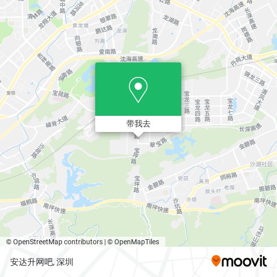安达升网吧地图