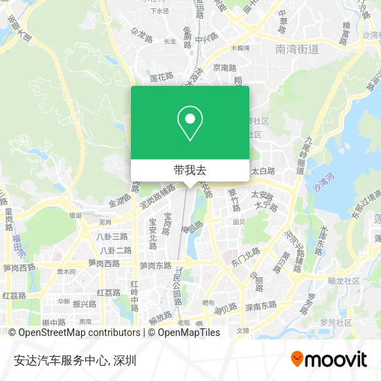 安达汽车服务中心地图
