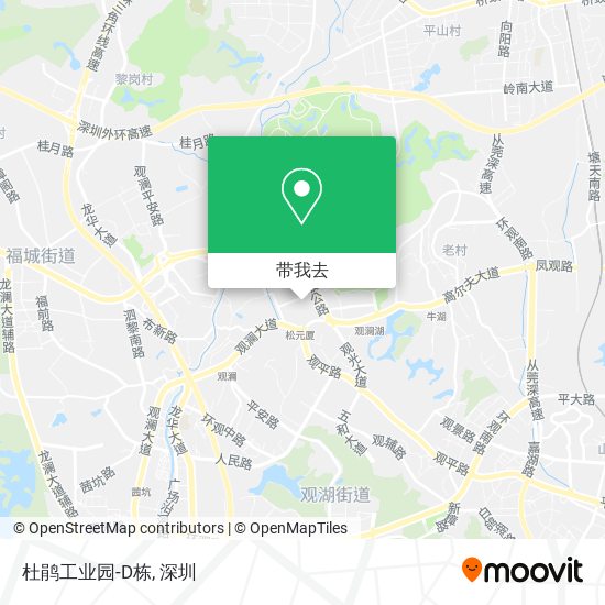 杜鹃工业园-D栋地图