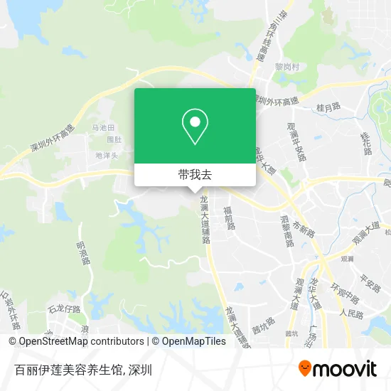 百丽伊莲美容养生馆地图