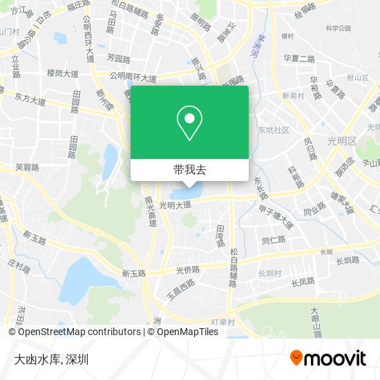 大凼水库地图