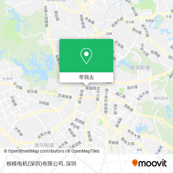 相模电机(深圳)有限公司地图
