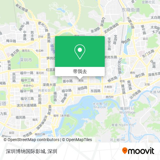 深圳博纳国际影城地图